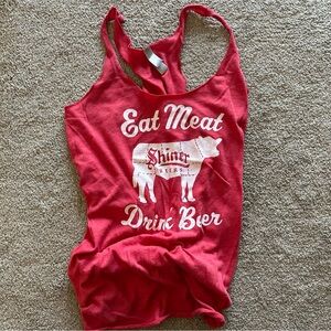 Eat Meat, Drink Beer. Shiner Bock